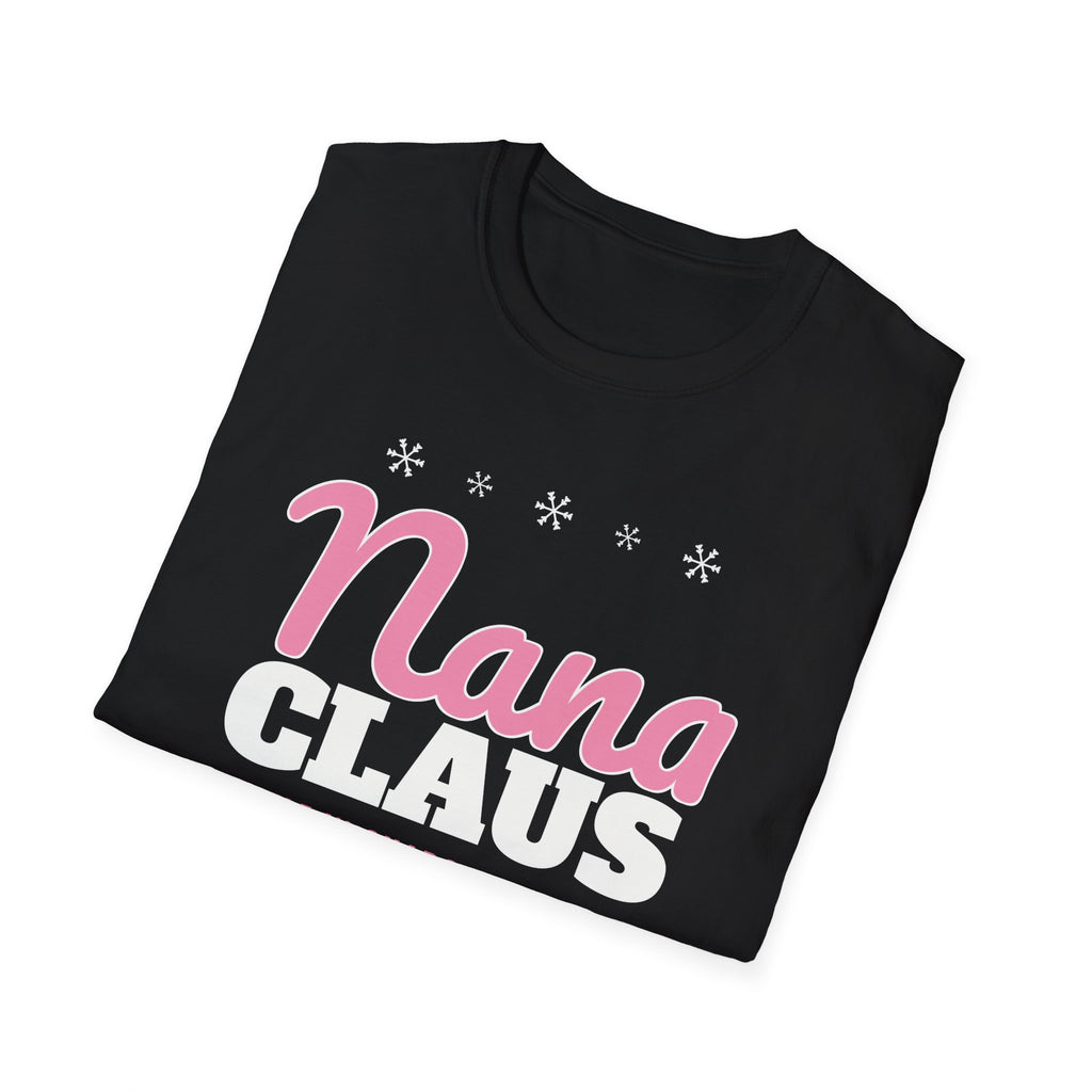 Nana Claus Christmas T-Shirt Grandma Gift Head Elf in Charge of Spoiling Tee – Gifted Porch