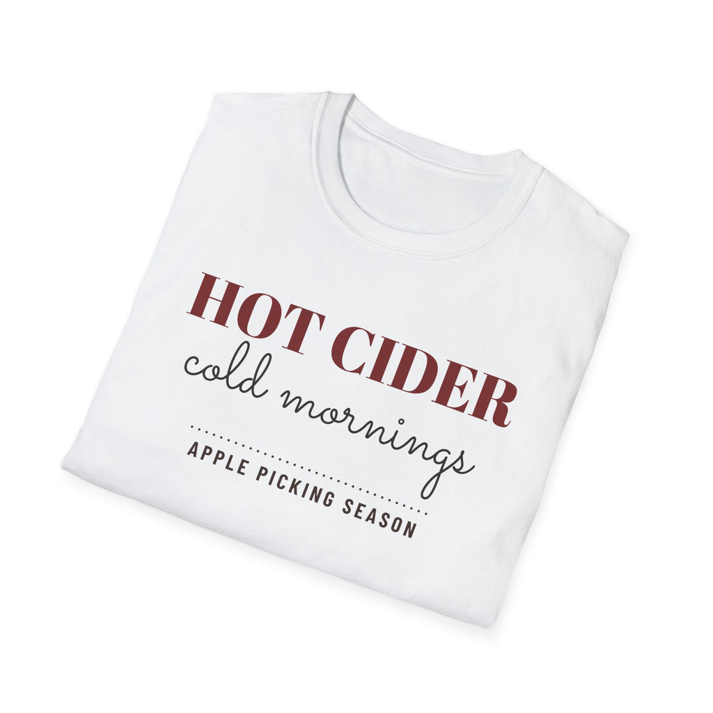Hot Cider Cold Mornings Fall T-Shirt – Gifted Porch, view 9