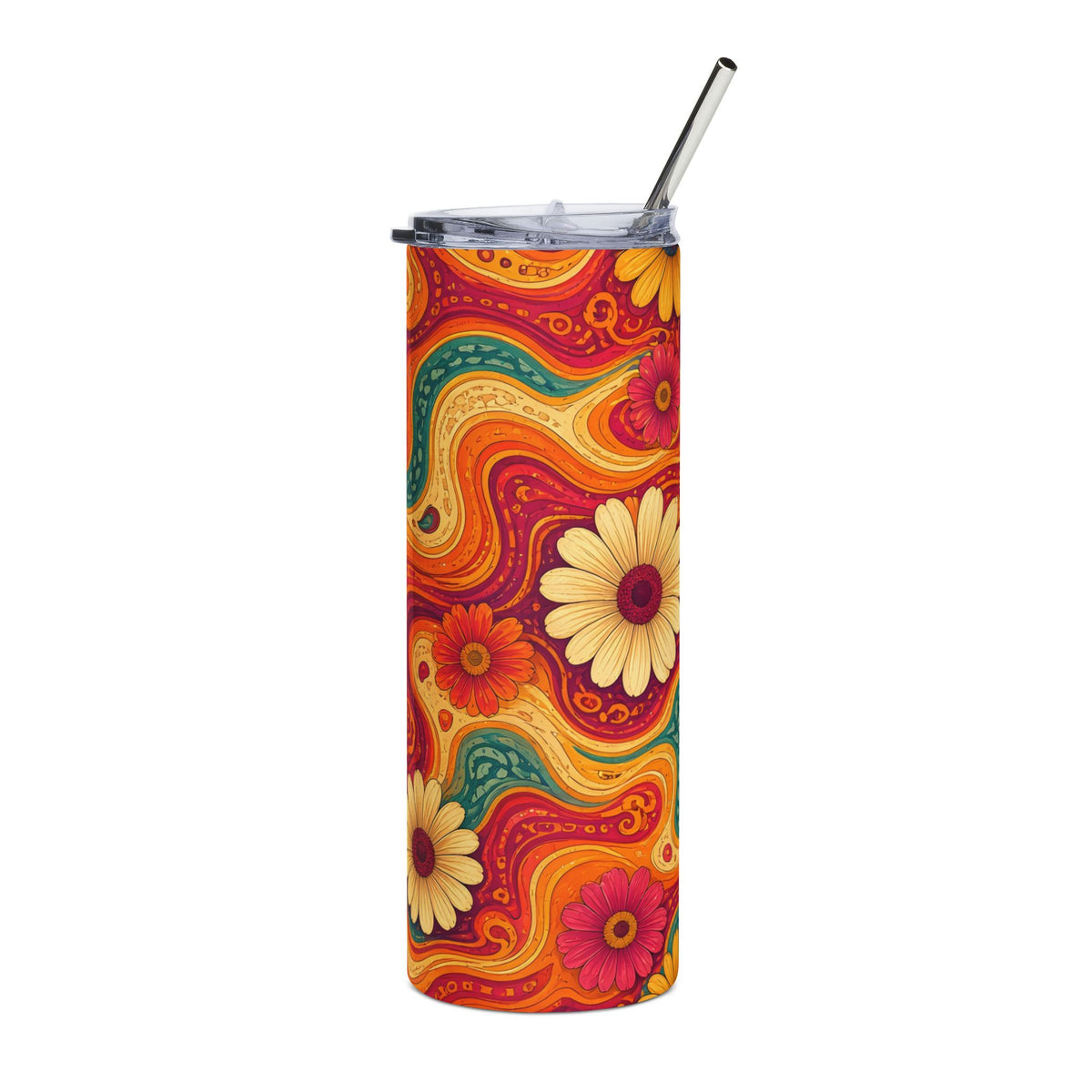Groovy Flowers 20oz Tumbler