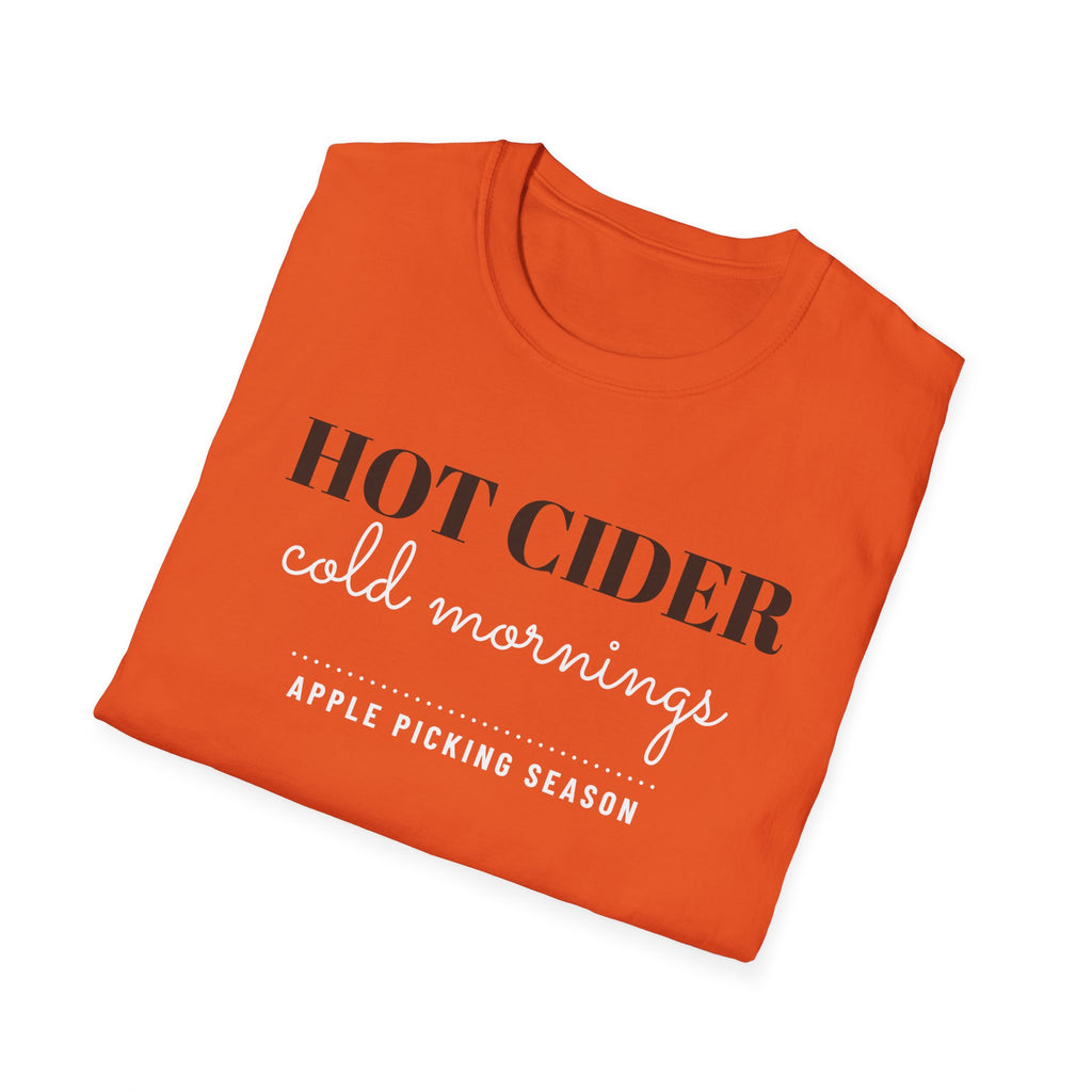 Hot Cider Cold Mornings Fall T-Shirt – Gifted Porch, view 18