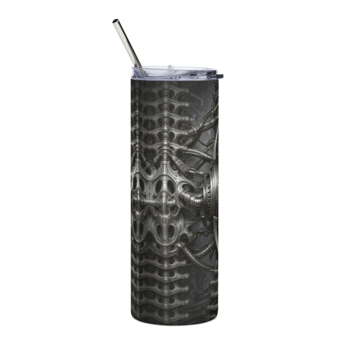 Silver Relic Mask 20oz Tumbler – unique art gift, photo 7