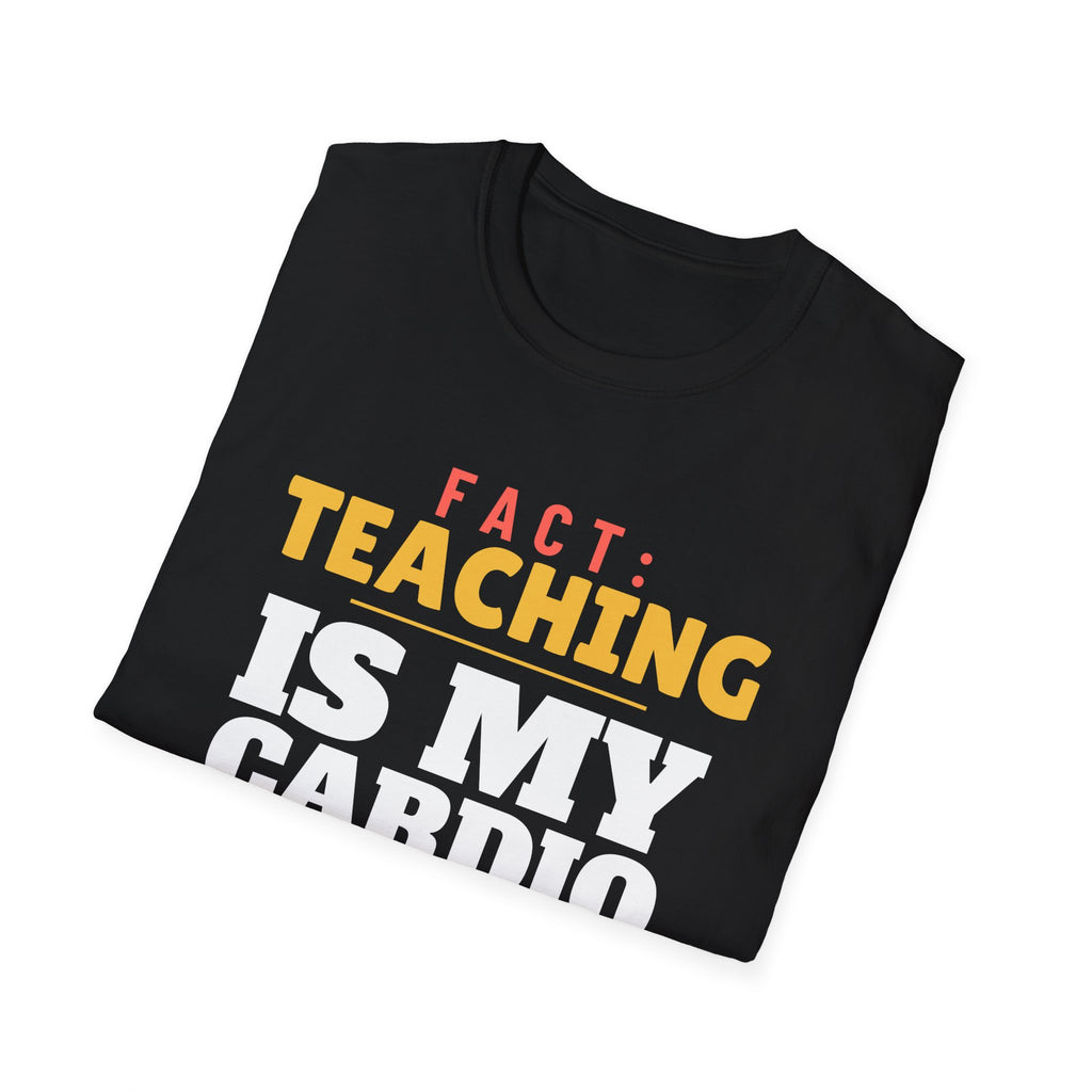 Teaching Is My Cardio Funny Teaching T-Shirt – Gifted Porch, view 8