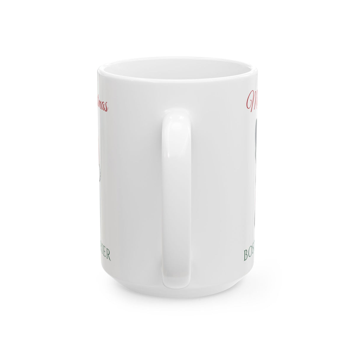 Boston Terrier Dog Christmas Mug
