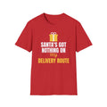 Santa's Got Nothing On My Delivery Route Christmas T-Shirt – Gifted Porch, view 4