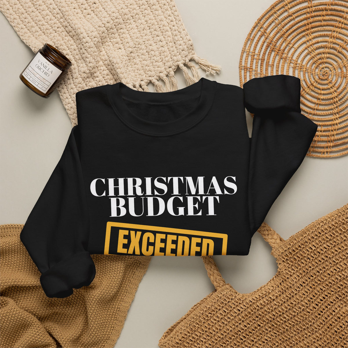 Christmas Budget Exceeded Sweatshirt