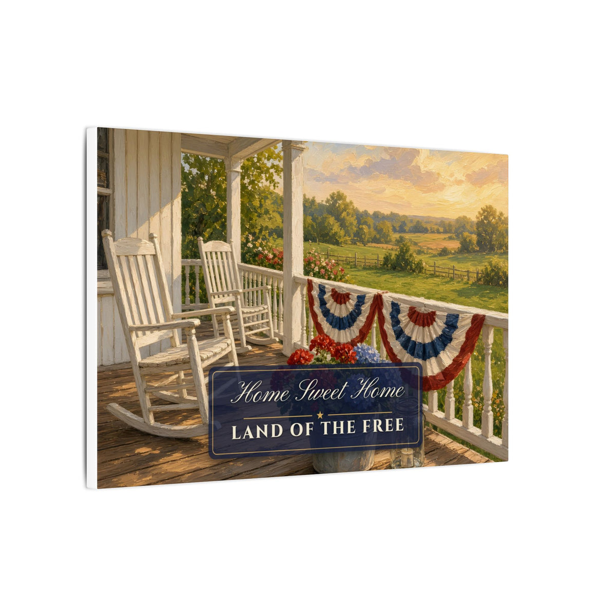 Americana Porch Canvas