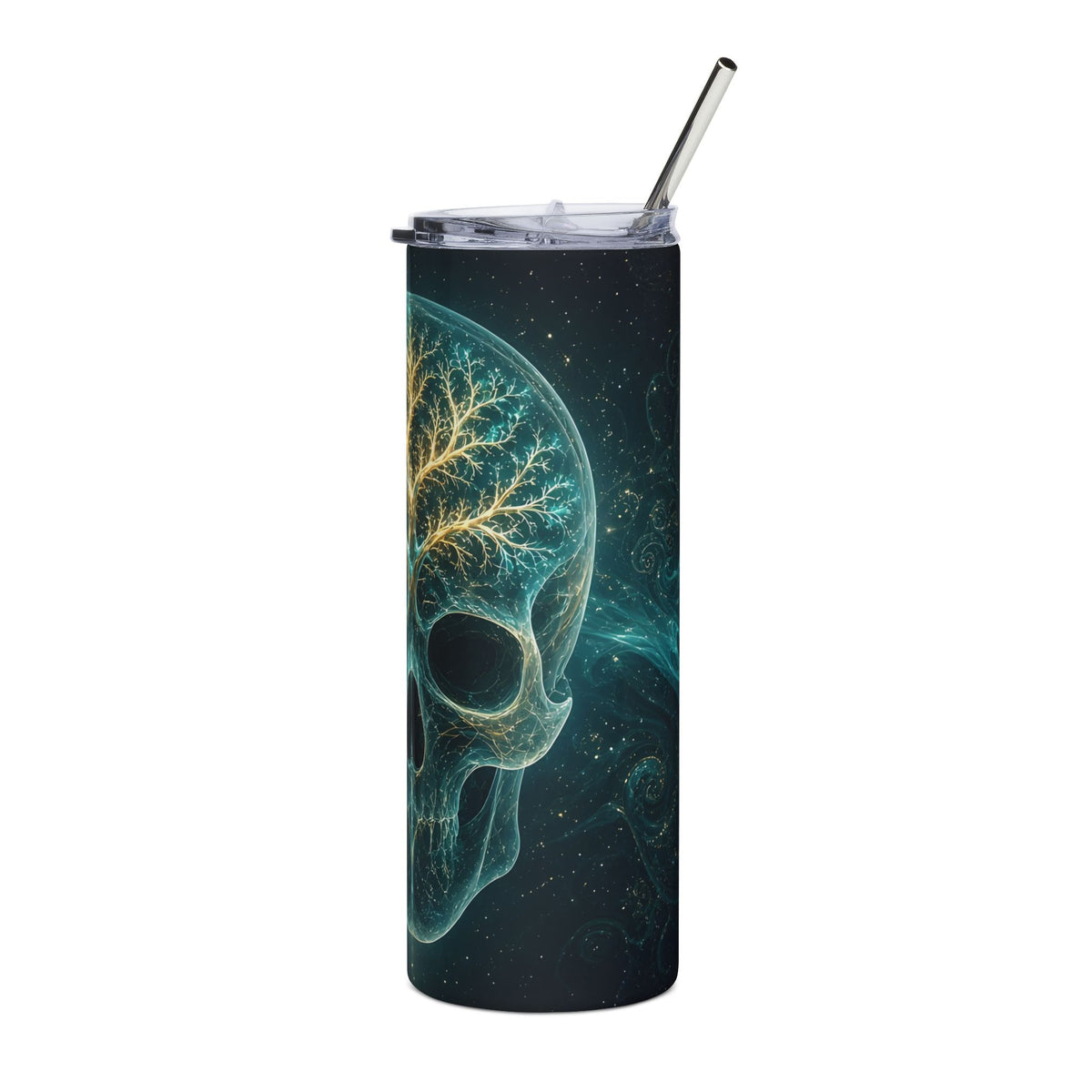 Fractal Skull 20oz Tumbler