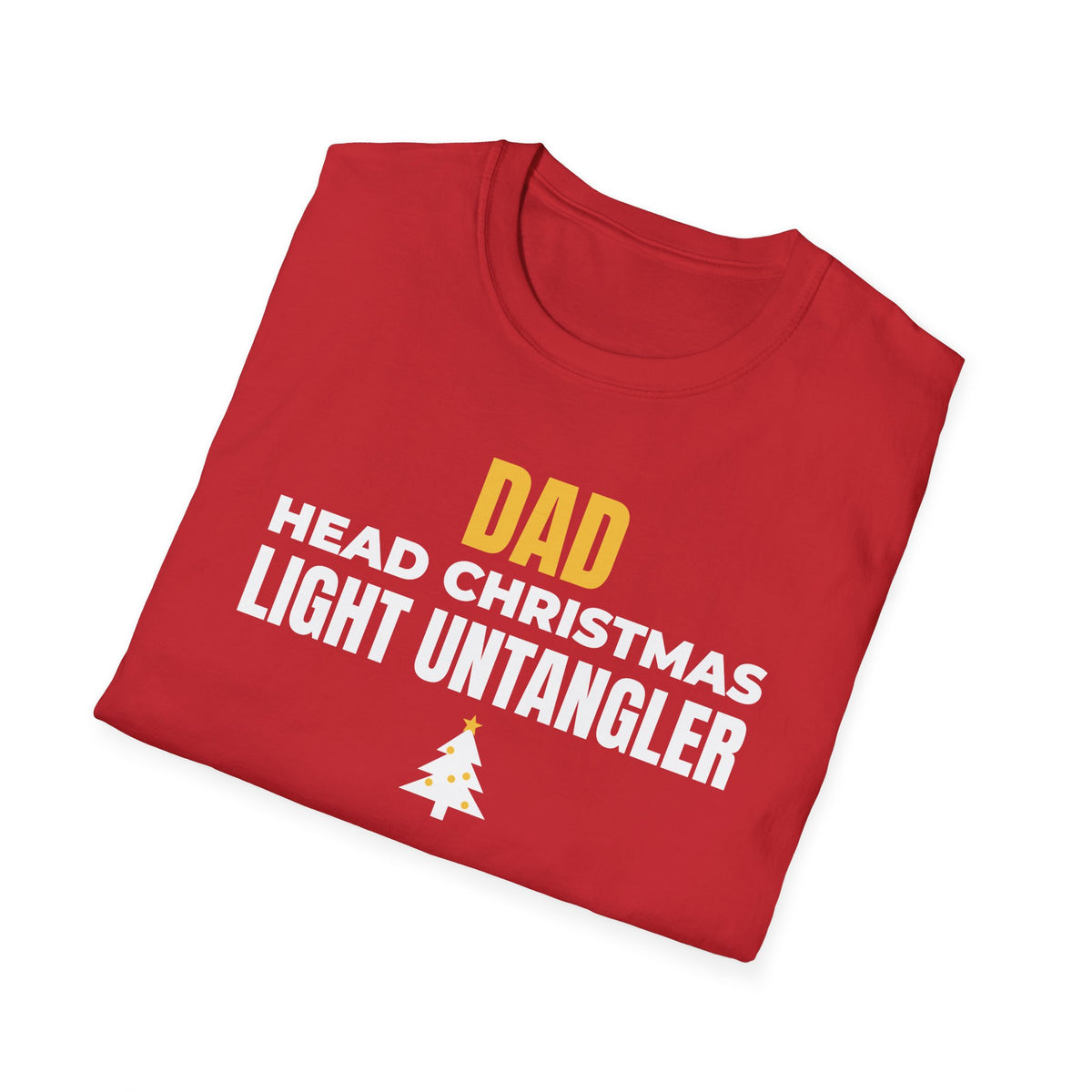 Dad Head Christmas Light Untangler Funny Christmas T-Shirt Gift For Dad Tee – Gifted Porch