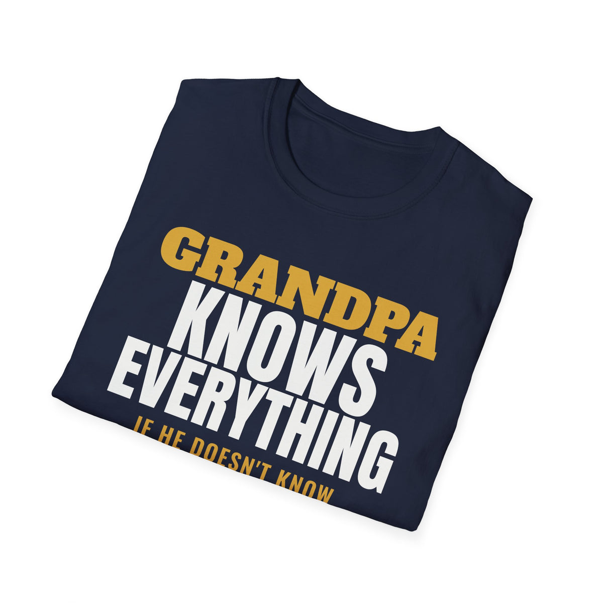 Grandpa Knows Everything Funny Grandpa T-Shirt Gift from Grandkids Fathers Day – Gifted Porch
