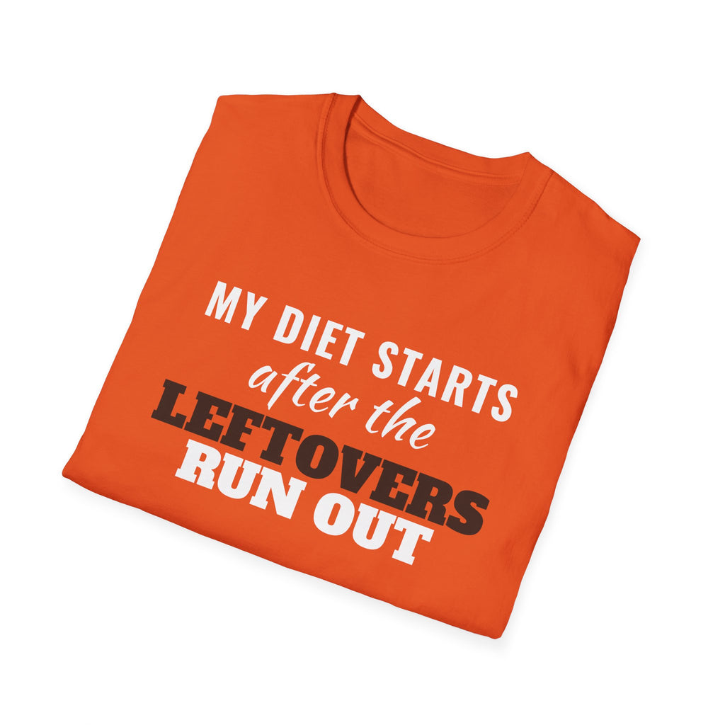 Diet Starts After The Leftovers Run Out Thanksgiving T-Shirt – Gifted Porch, view 18
