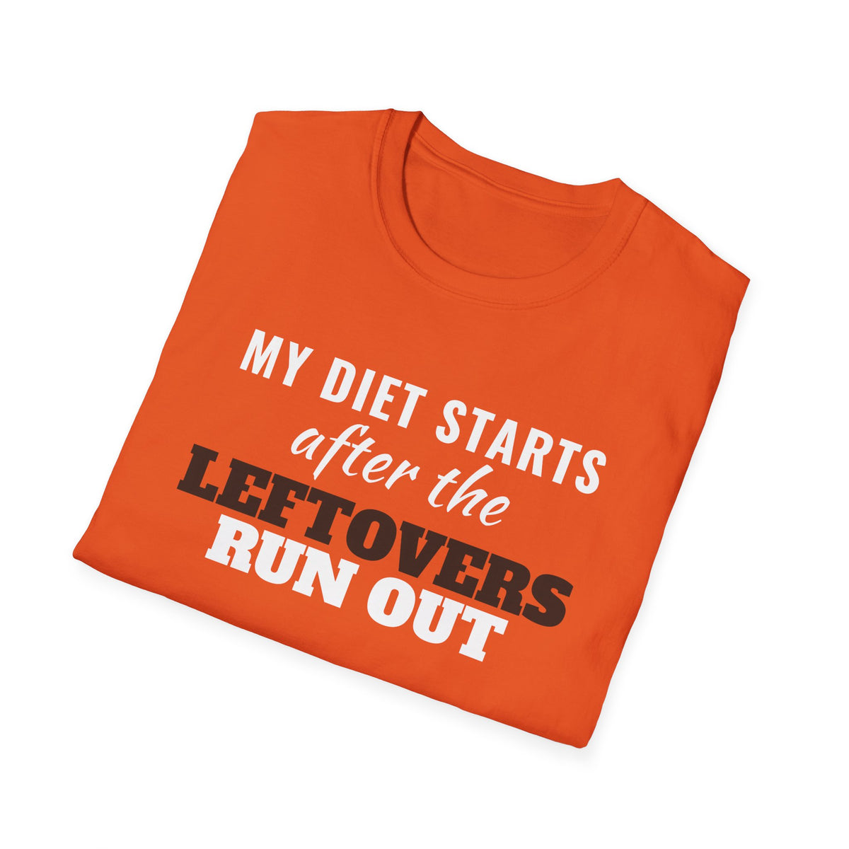 Diet Starts After The Leftovers Run Out Thanksgiving T-Shirt – Gifted Porch, view 18
