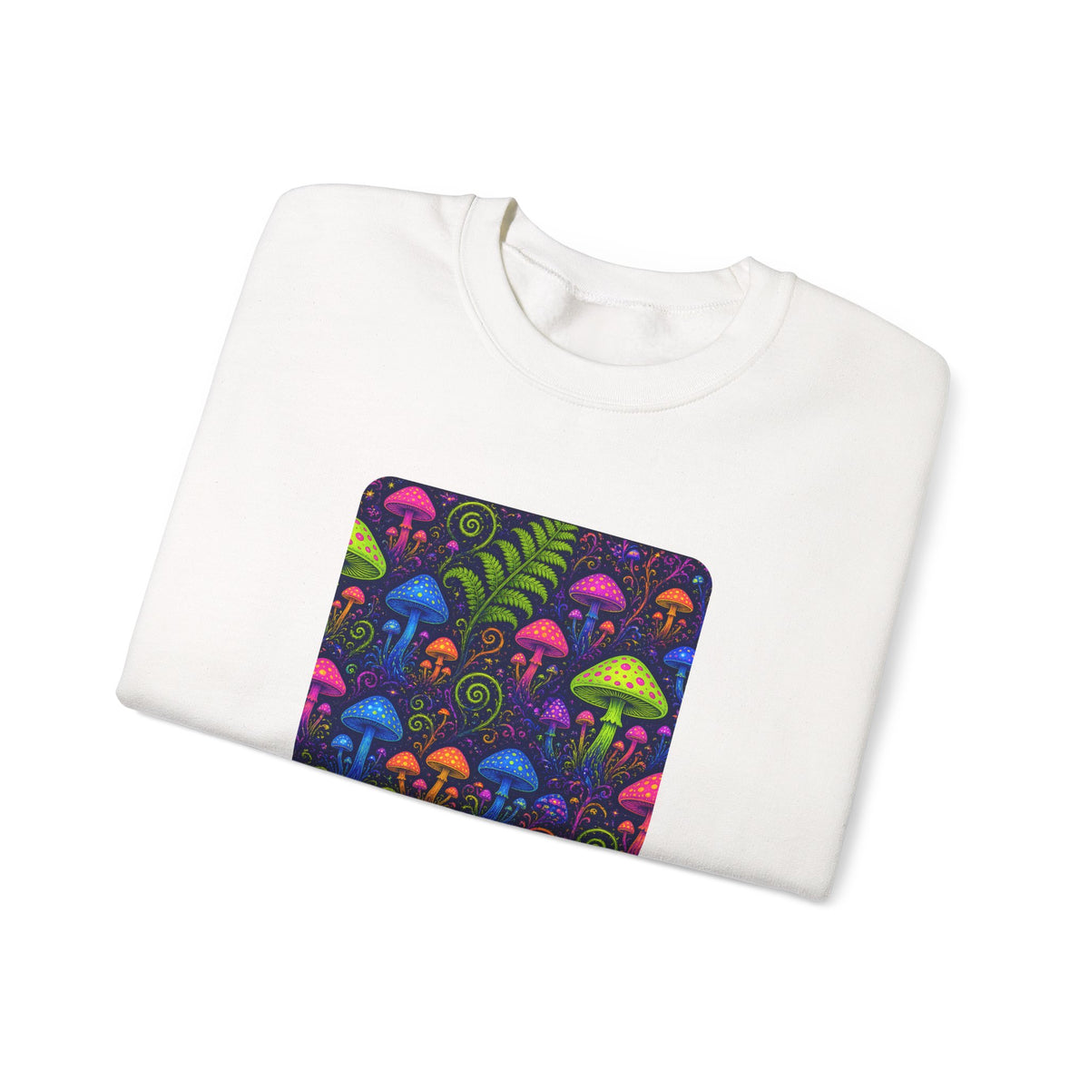 Trippy Mushroom Abstract Art Sweatshirt – unique art gift, photo 6