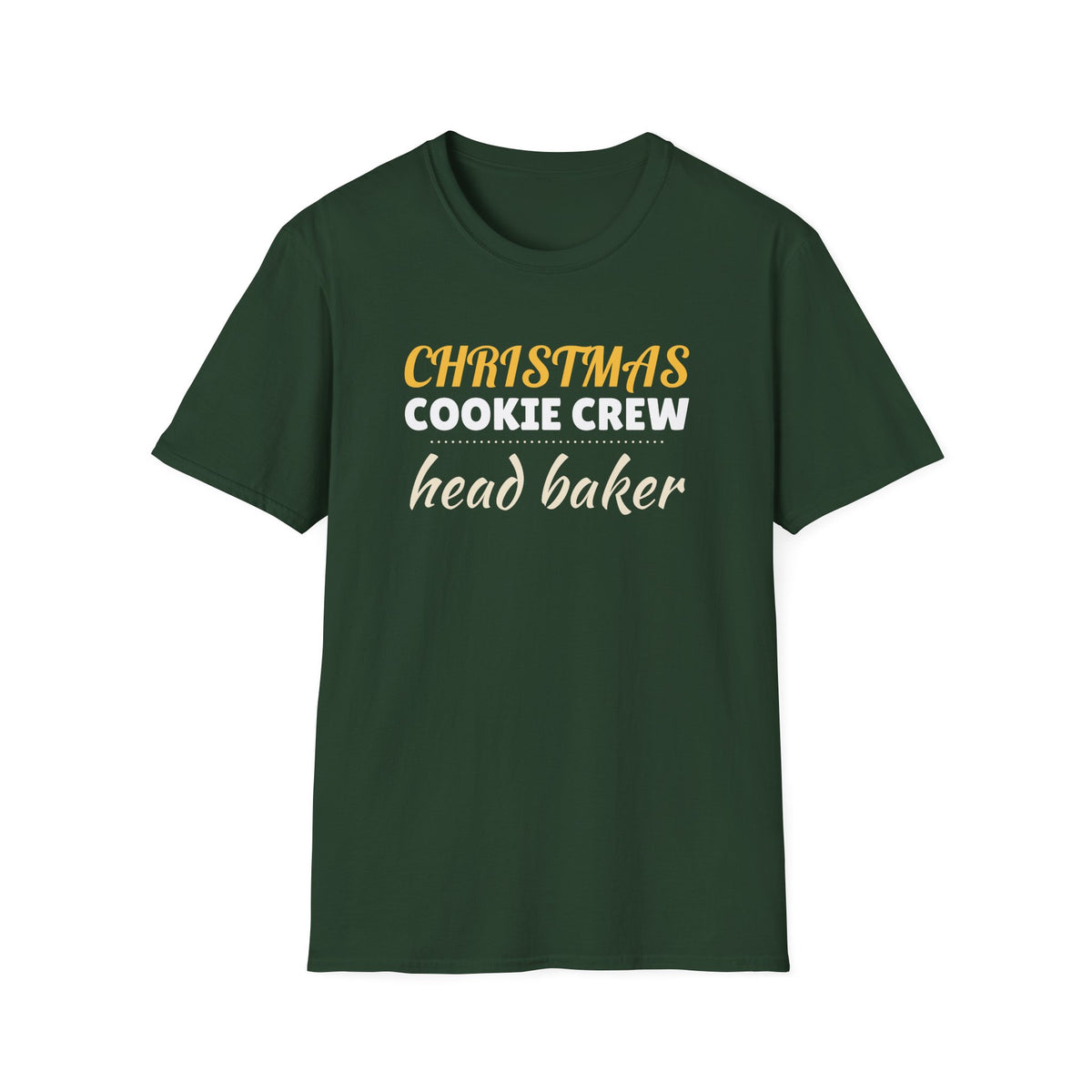 Christmas Cookie Crew Head Baker Matching Family T-Shirt – Gifted Porch, view 3