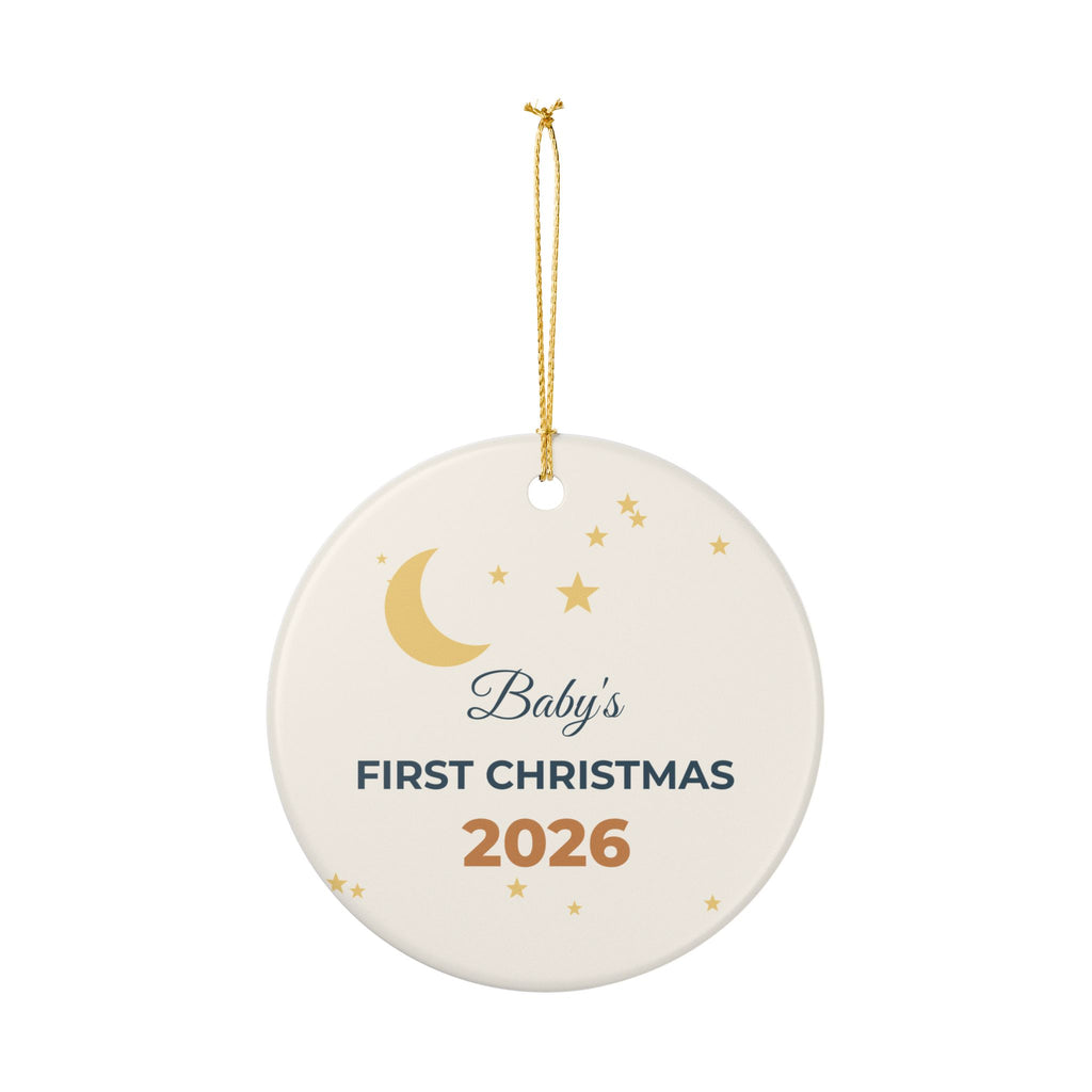Baby's First Christmas 2026 Ornament Ceramic Keepsake New Baby Gift – Gifted Porch