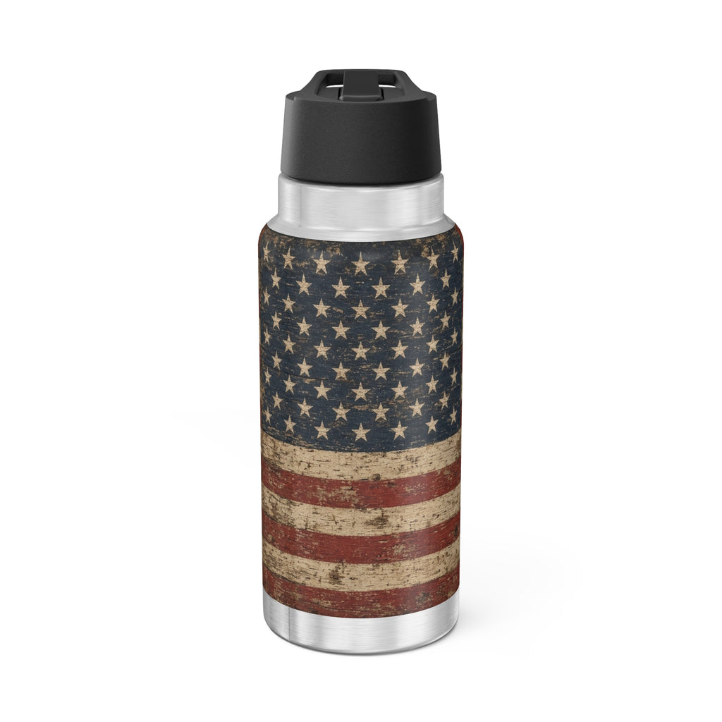 Rustic American Flag 32oz Tumbler