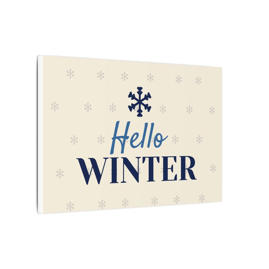 Hello Winter Canvas