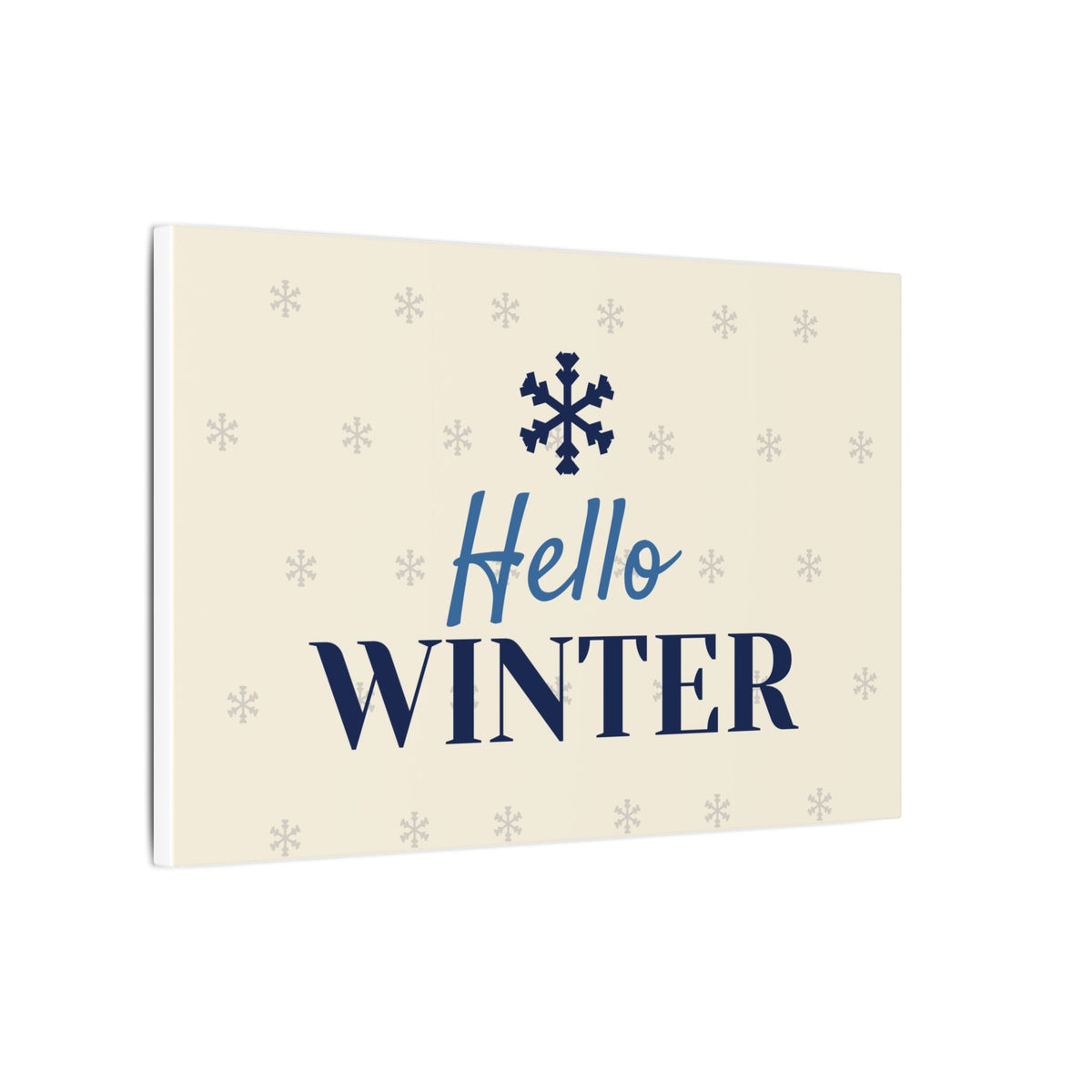 Hello Winter Canvas
