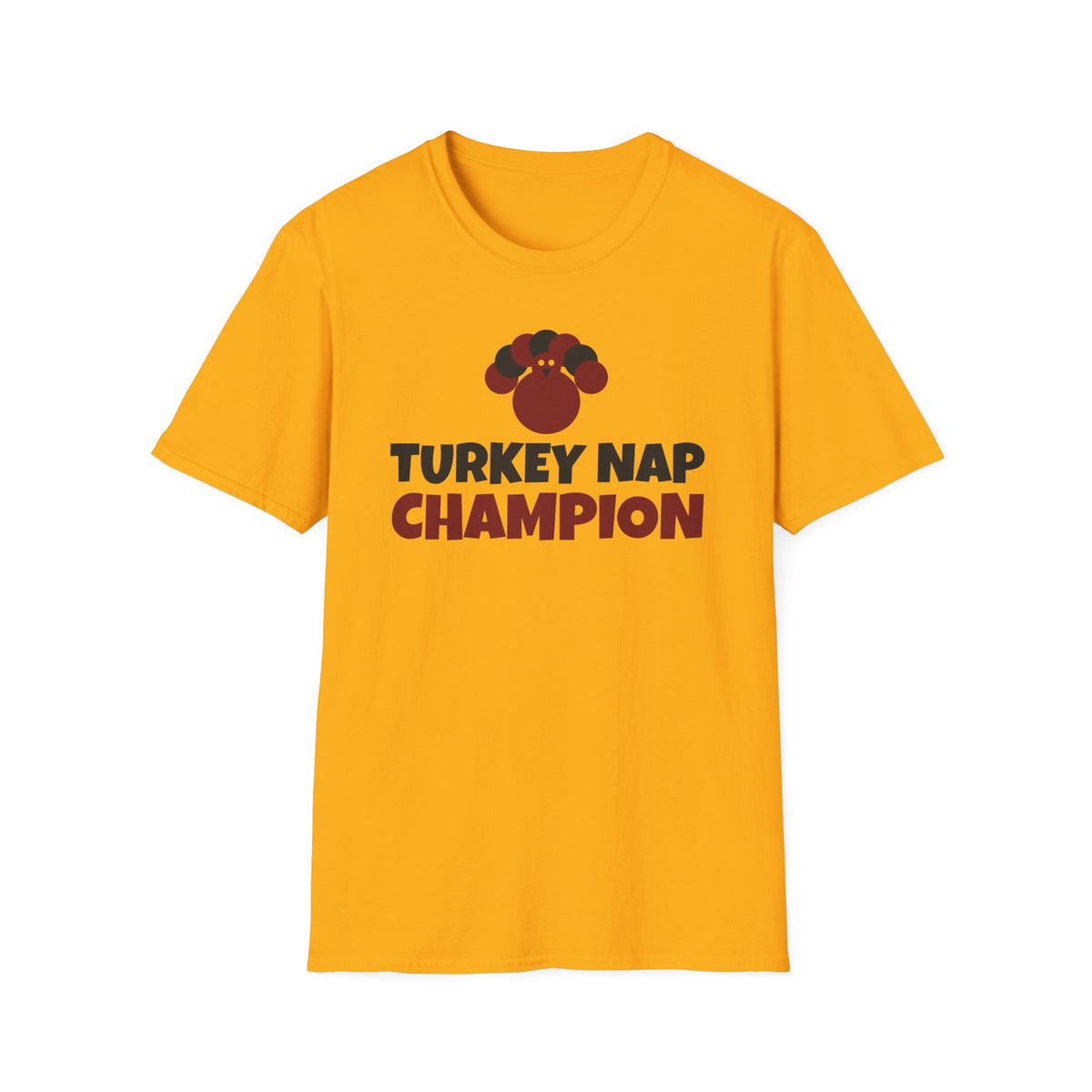 Turkey Nap Champion Funny Thanksgiving T-Shirt – Gifted Porch, view 3