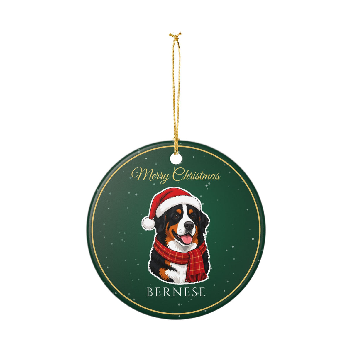 Bernese Mountain Dog Dog Christmas Ornament