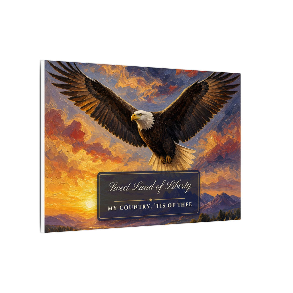 Sweet Land of Liberty Eagle Canvas – patriotic gift, photo 7