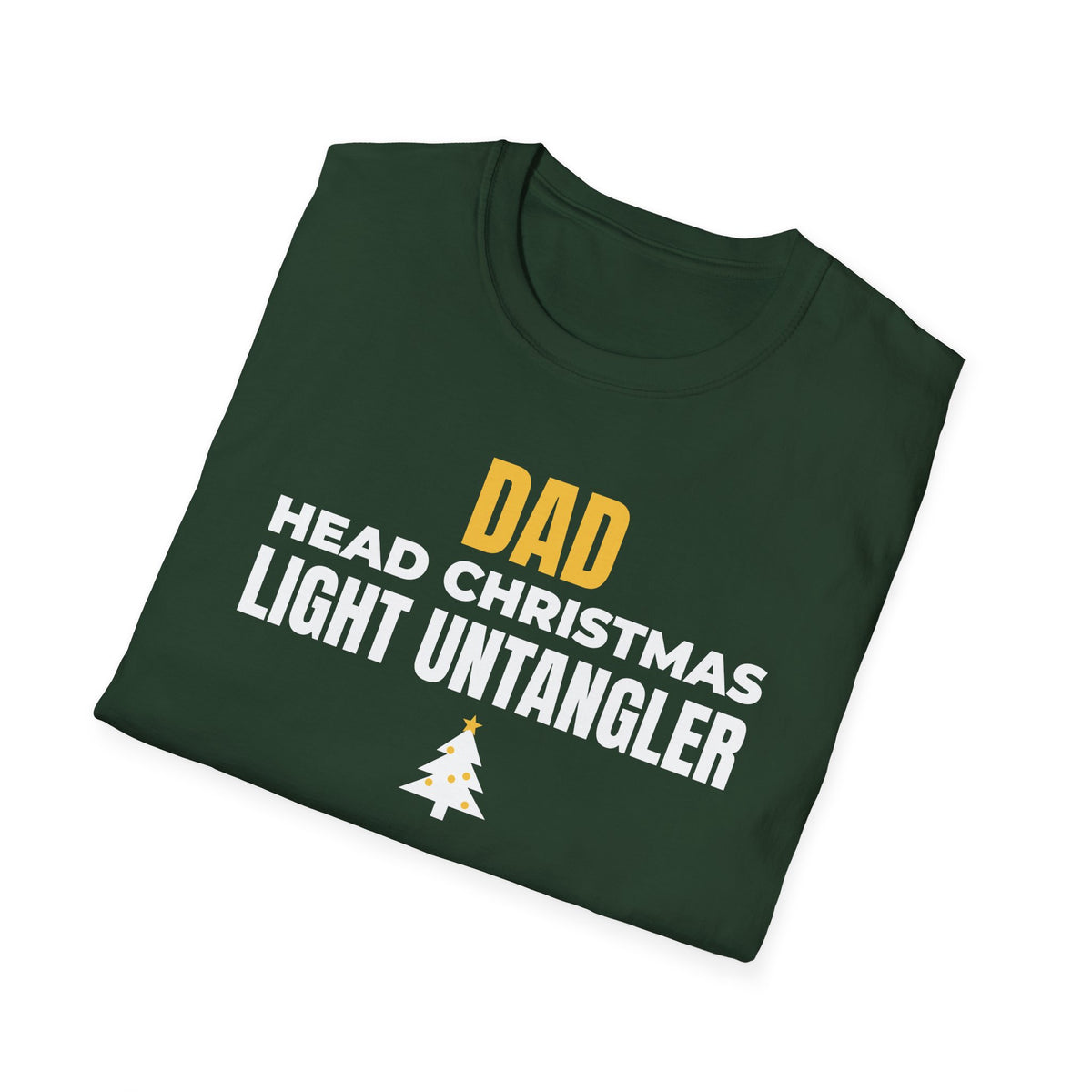 Dad Head Christmas Light Untangler Funny Christmas T-Shirt Gift For Dad Tee – Gifted Porch