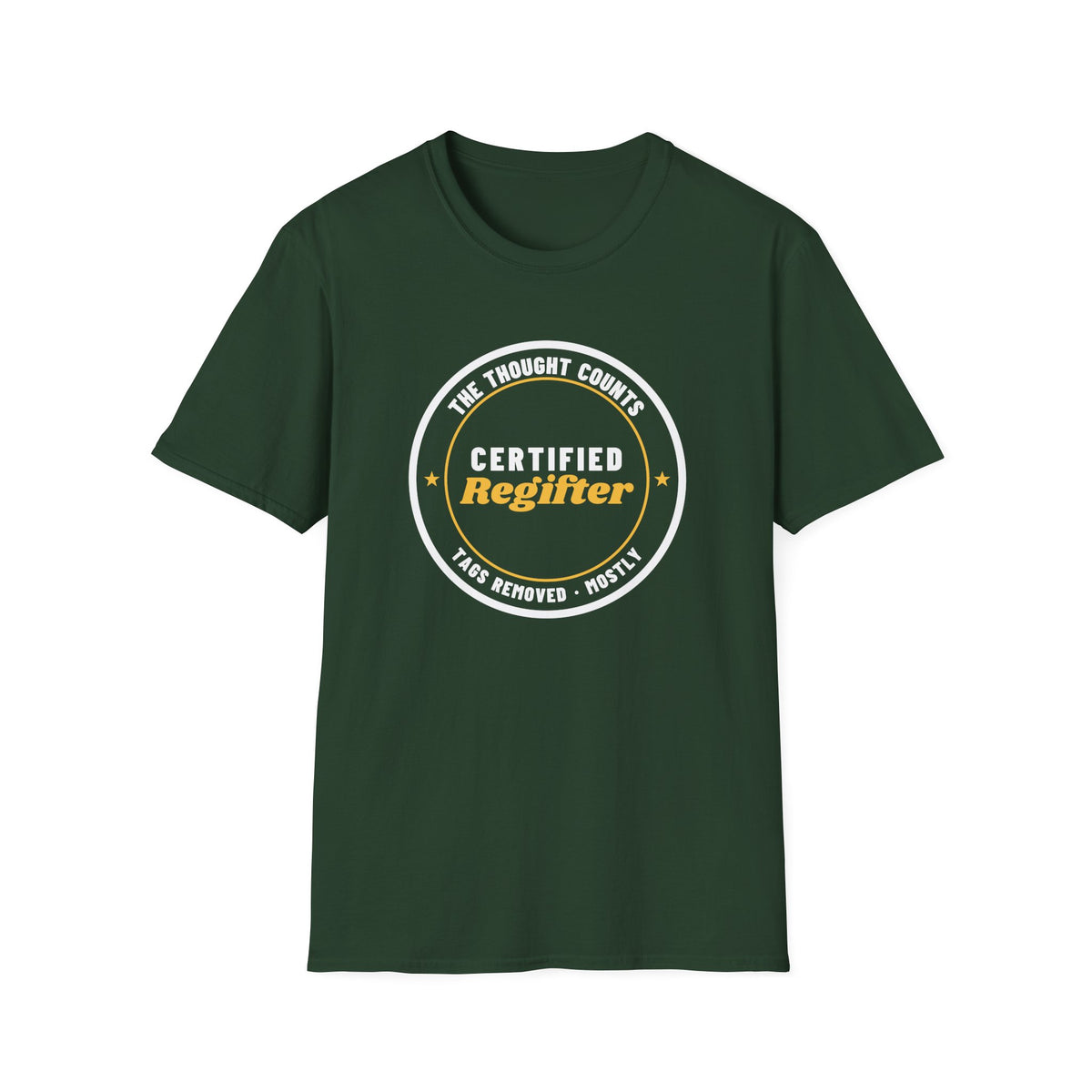 Certified Regifter Funny Christmas T-Shirt – Gifted Porch, view 3
