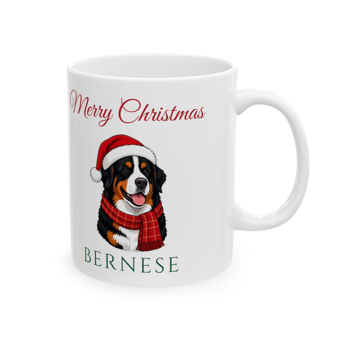 Bernese Mountain Dog Dog Christmas Mug