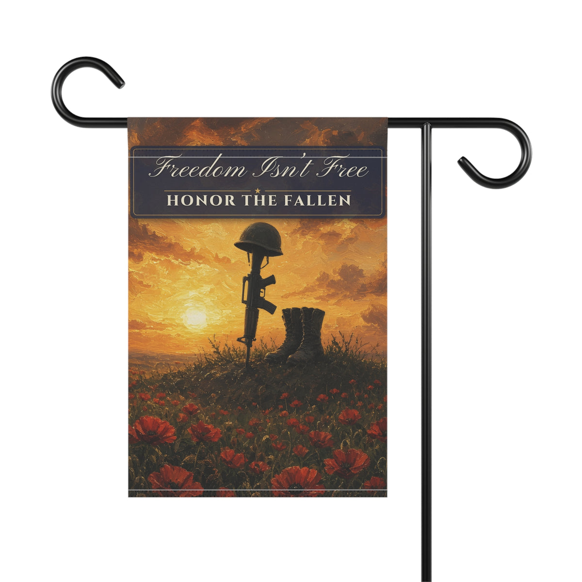 Freedom Isn't Free Garden Flag