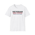 Veteran Owned And Operated Mostly By My Wife Veteran T-Shirt – Gifted Porch, view 1