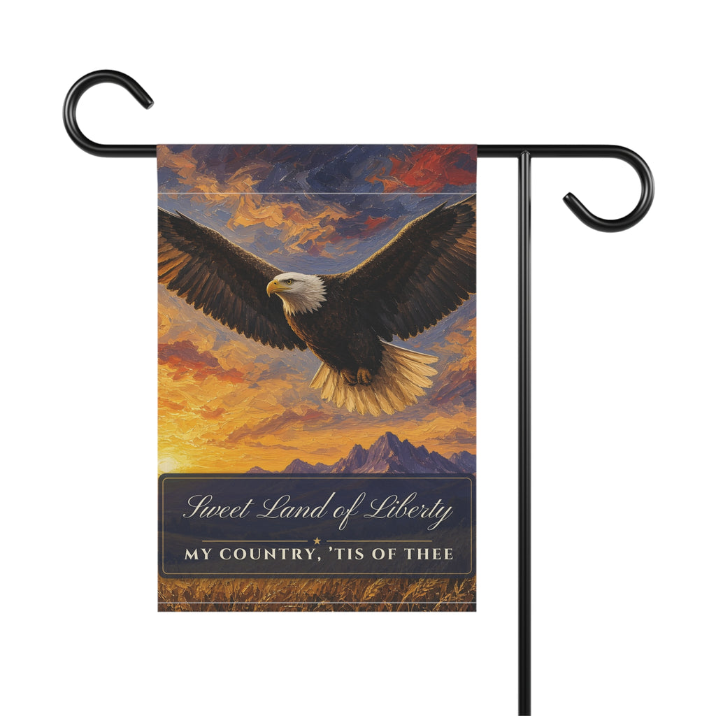 Sweet Land of Liberty Garden Flag