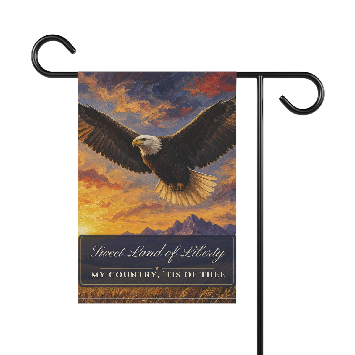 Sweet Land of Liberty Garden Flag