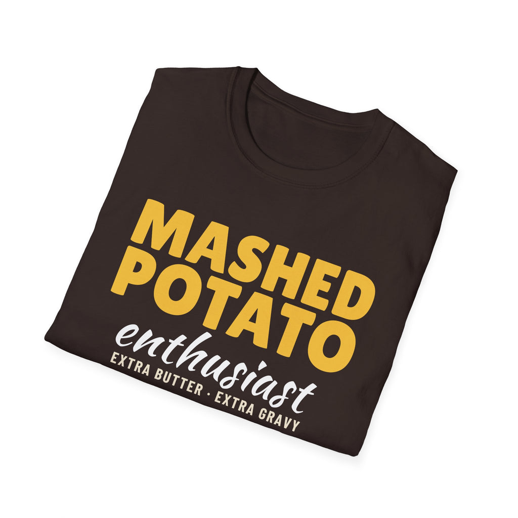 Mashed Potato Enthusiast Funny Thanksgiving T-Shirt – Gifted Porch, view 24