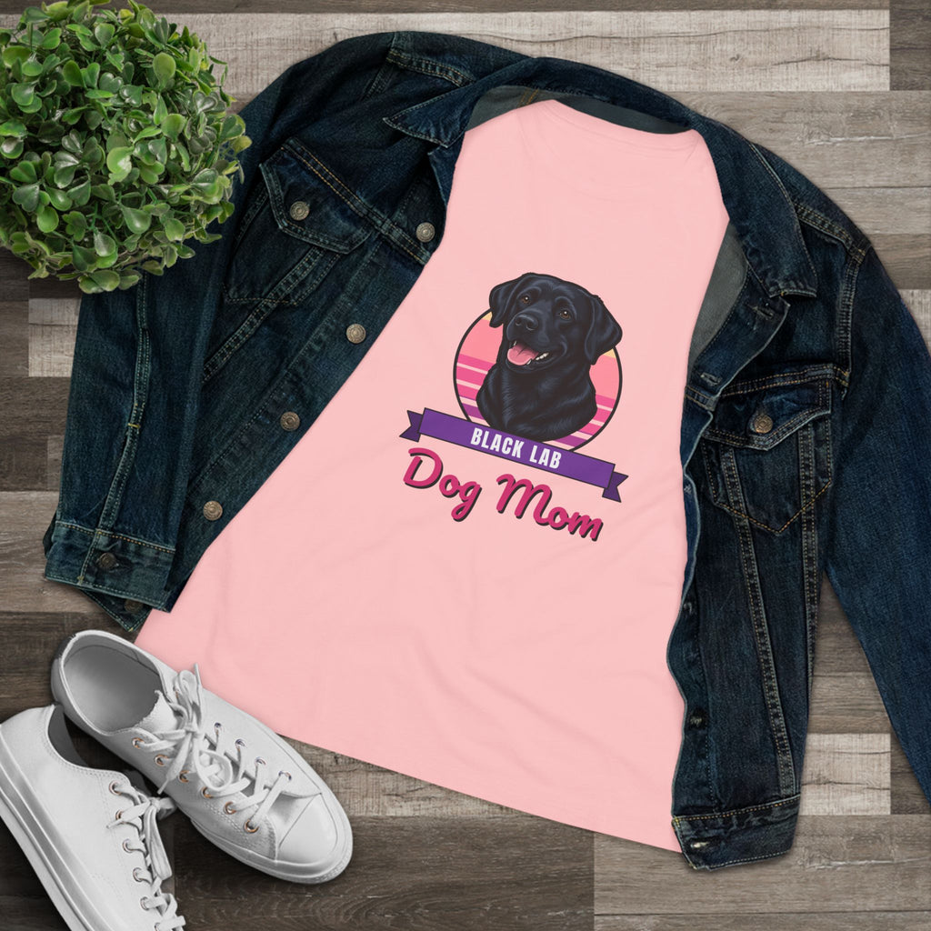 Black Lab Dog Mom Women's Tee