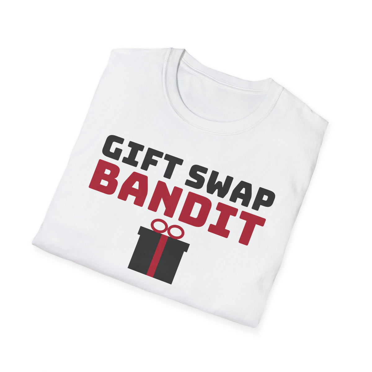 Gift Swap Bandit Funny Christmas Gift Exchange T-Shirt – Gifted Porch, view 7