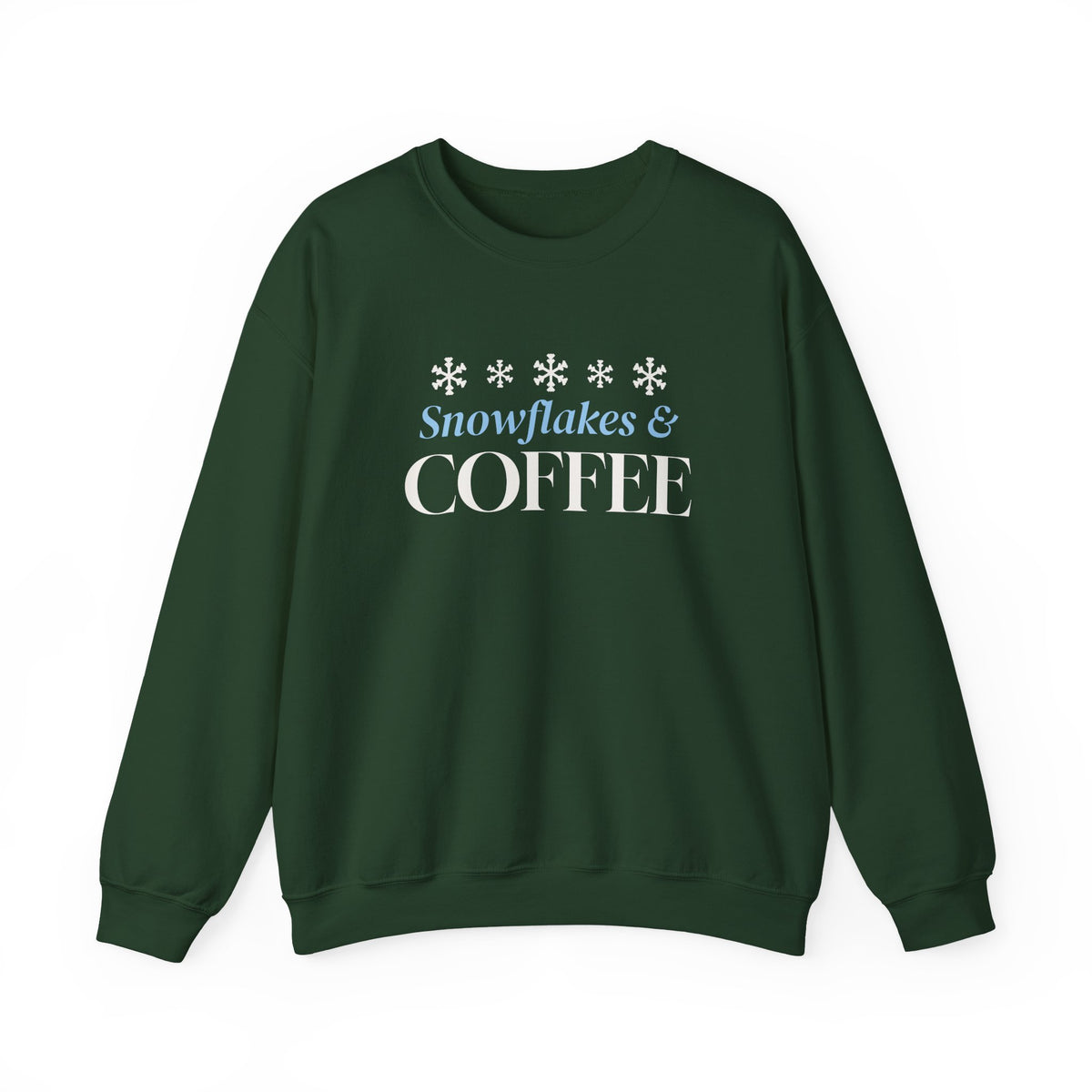 Snowflakes And Coffee Sweatshirt