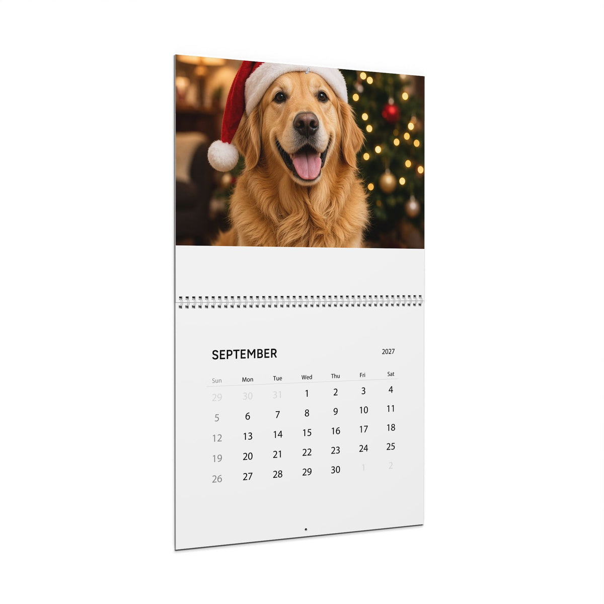 Custom Pet Photo Calendar 2027