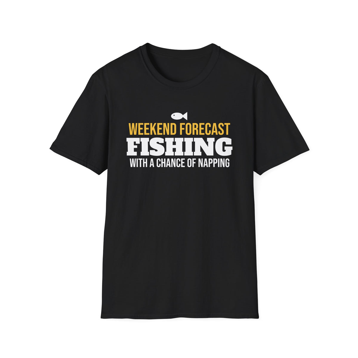 Weekend Forecast Fishing Chance Of Napping Funny Fisherman T-Shirt Gift – Gifted Porch