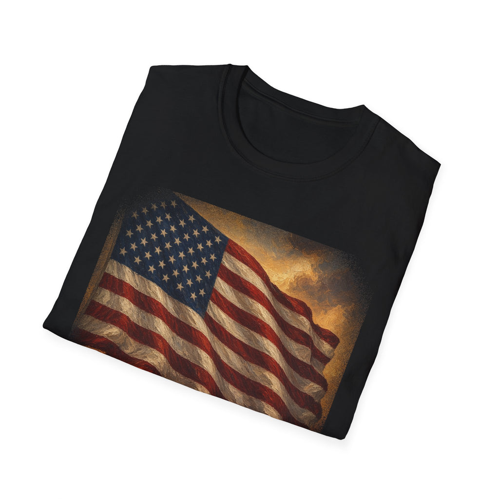 Land of the Free American Flag Tee