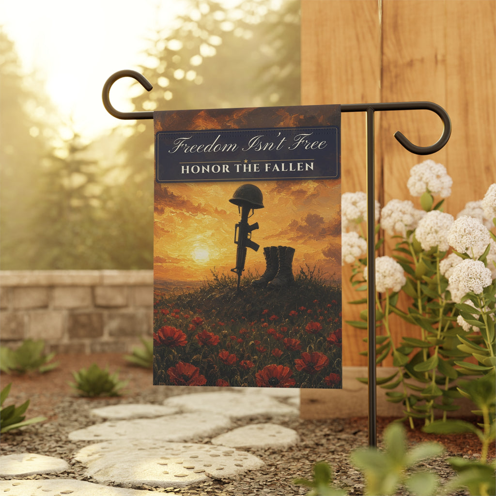 Freedom Isn't Free Garden Flag