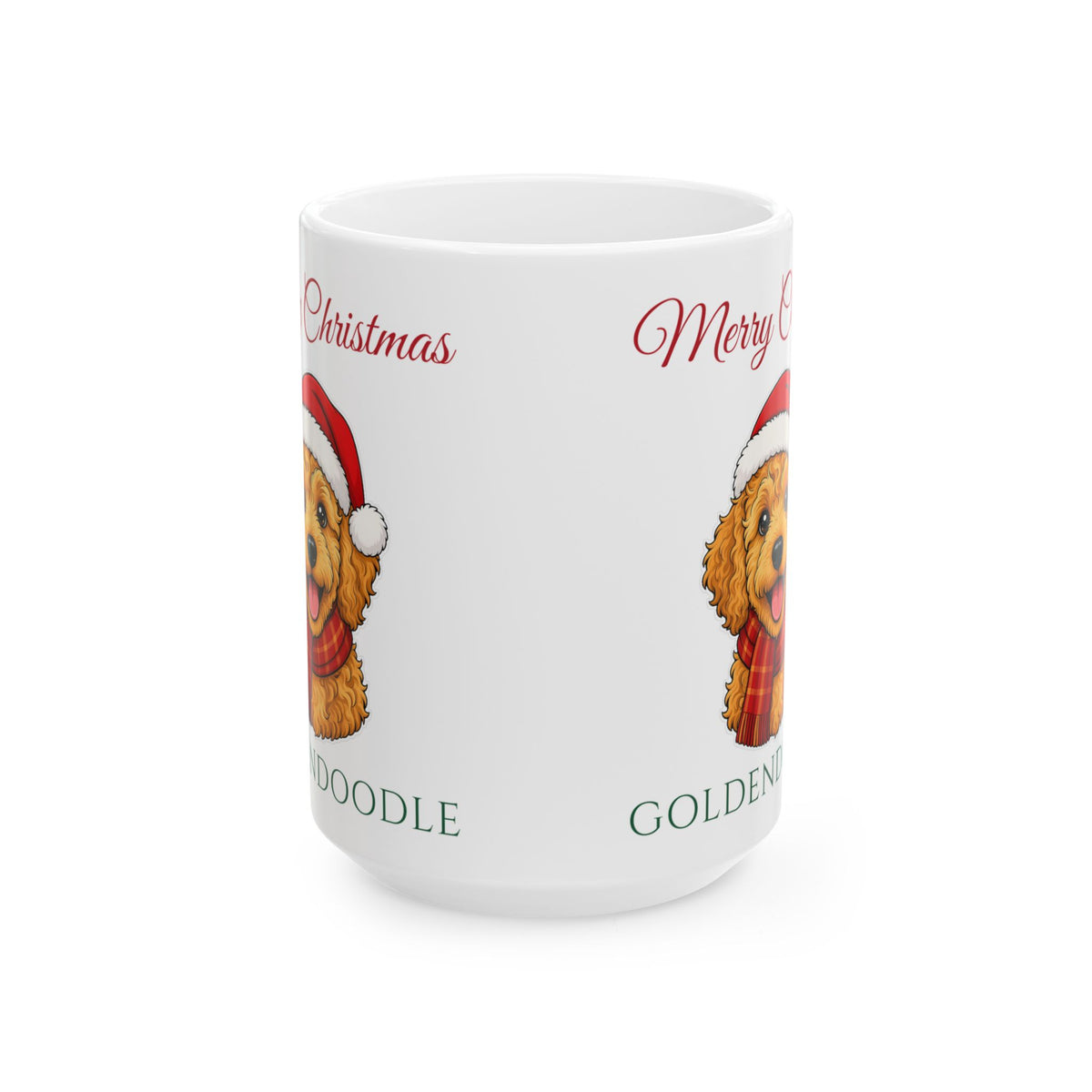 Goldendoodle Dog Christmas Mug