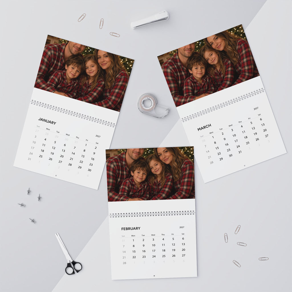 Custom Family Photo Calendar 2027 – personalized gift, photo 5