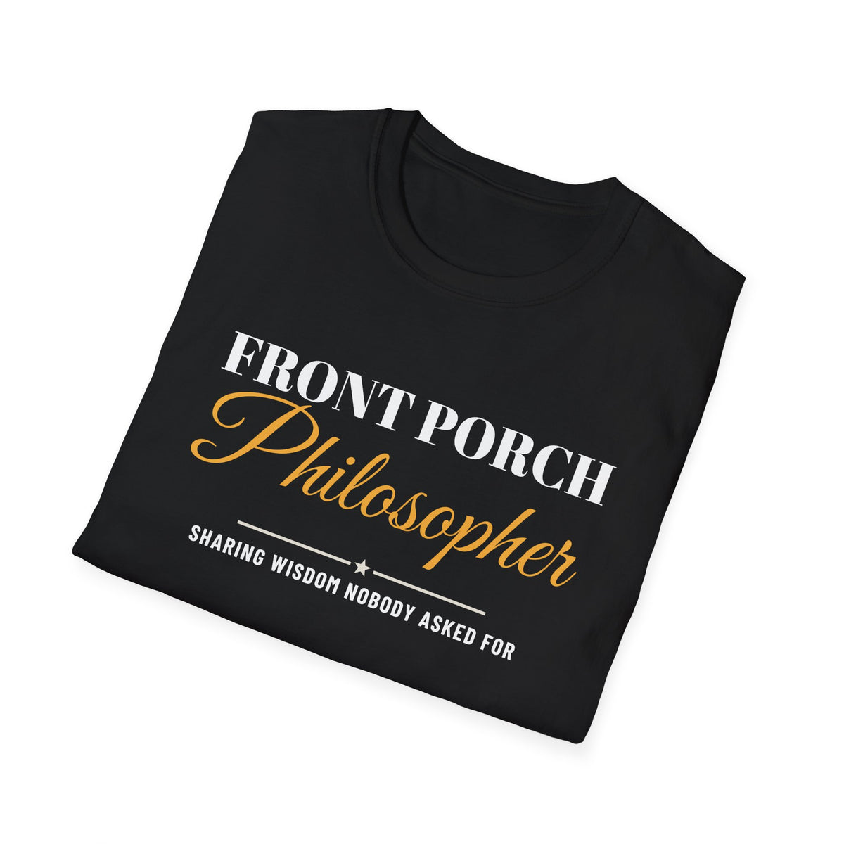 Front Porch Philosopher Funny Country T-Shirt – Gifted Porch, view 8