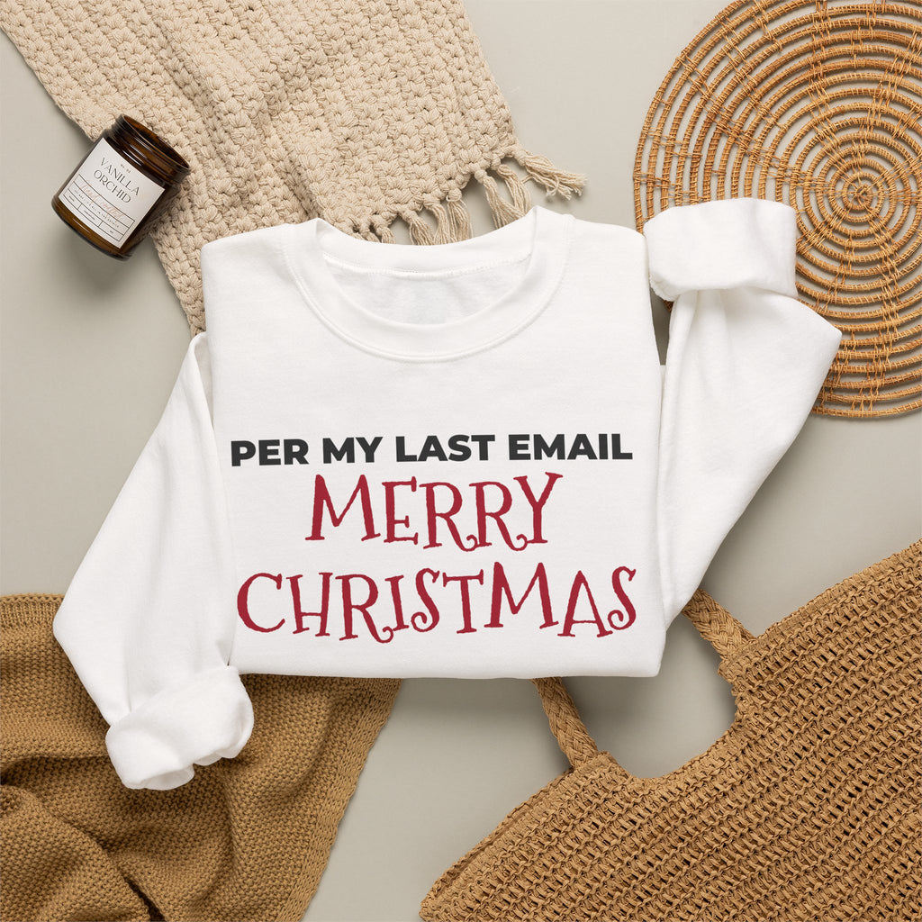 Per My Last Email Christmas Sweatshirt – Christmas gift, photo 7