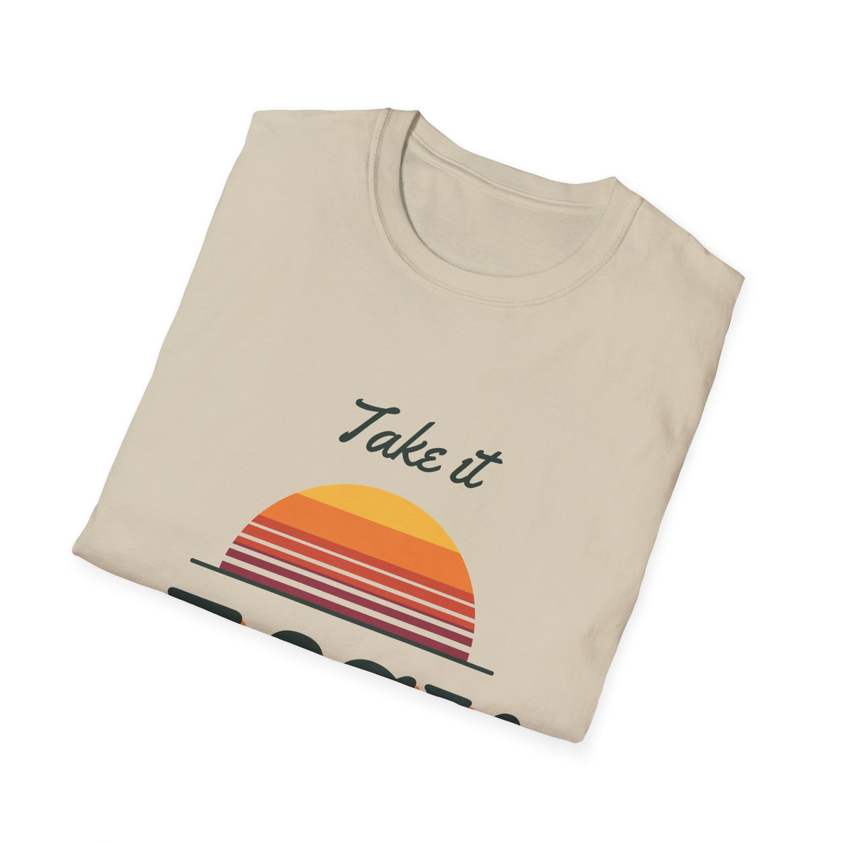 Take It Easy Retro Sunset Tee