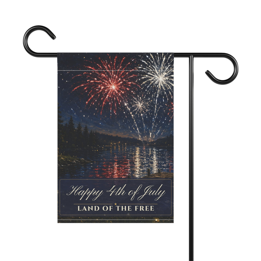 Happy 4th of July Garden Flag