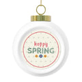 Hoppy Spring Glass Ball Ornament