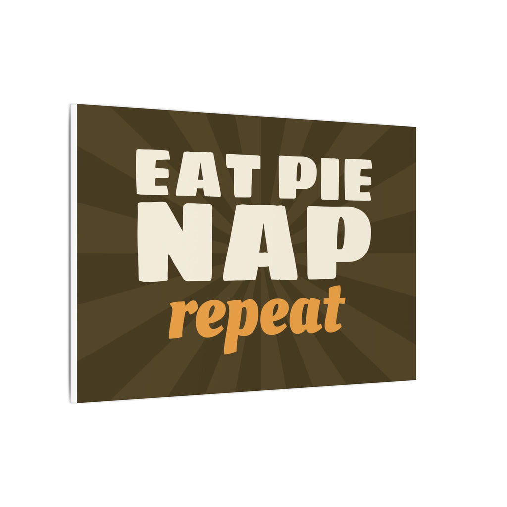 Eat Pie Nap Repeat Canvas