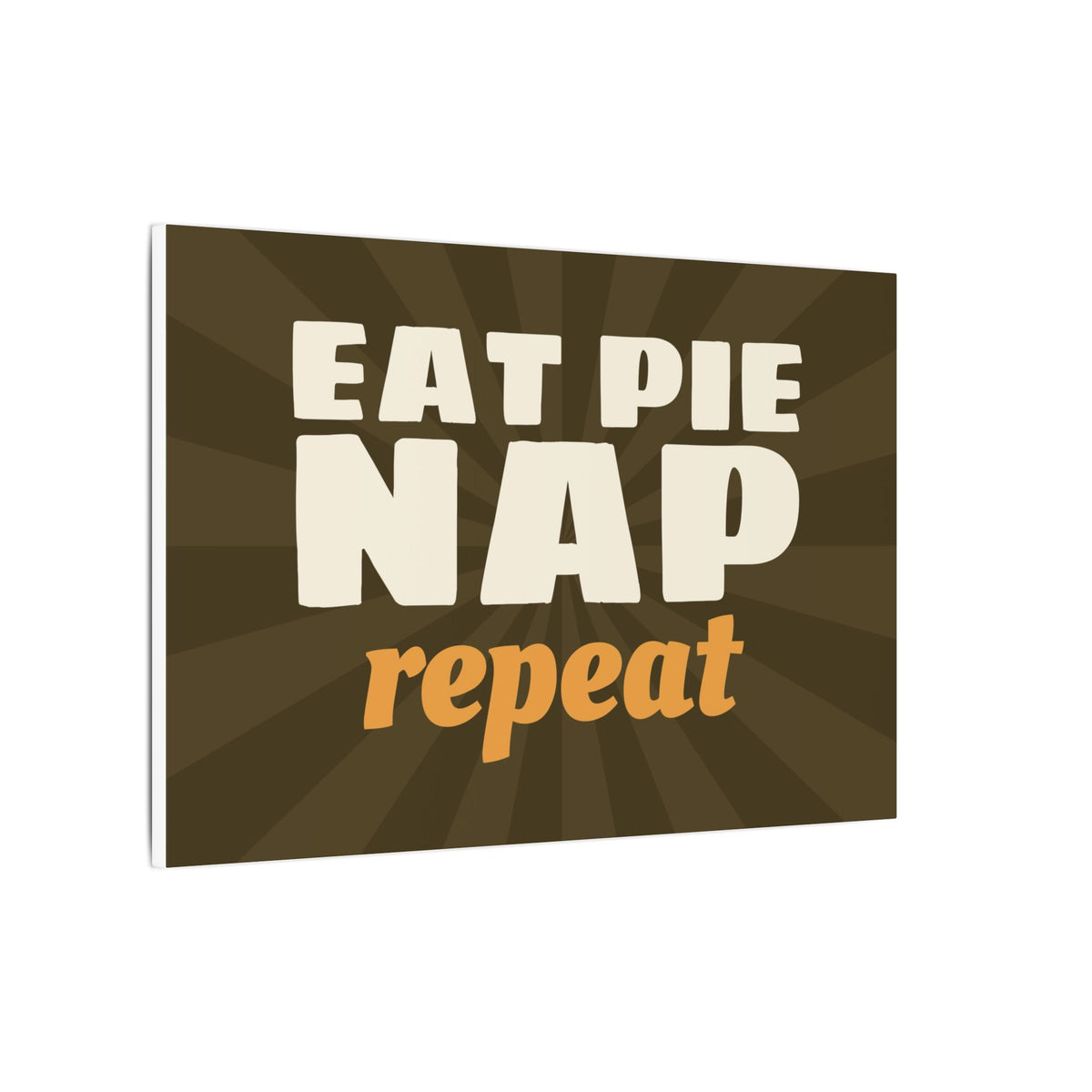 Eat Pie Nap Repeat Canvas