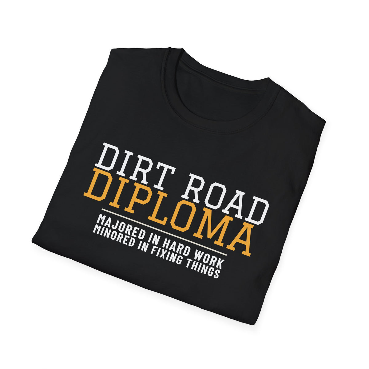 Dirt Road Diploma Funny Country T-Shirt – Gifted Porch, view 8