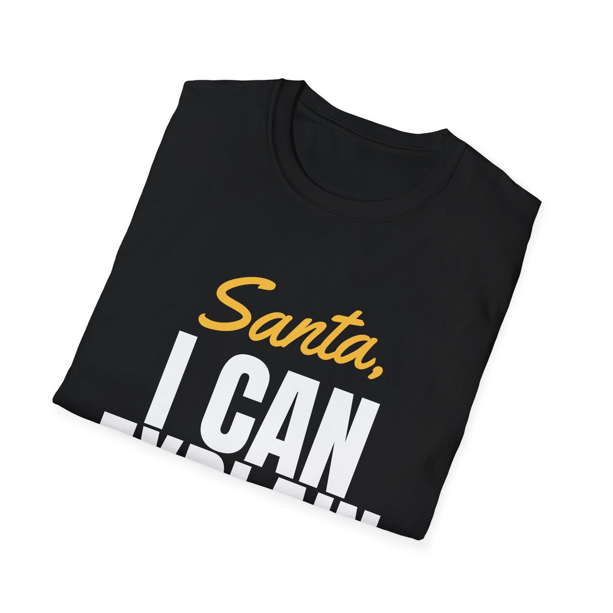 Santa I Can Explain Funny Christmas T-Shirt – Gifted Porch, view 10
